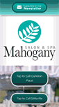 Mobile Screenshot of mahoganysalonandspa.com